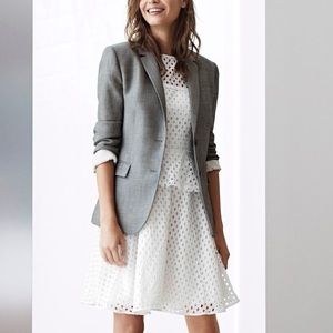 Gap Wool Blend 2 Button Blazer Suit Jacket